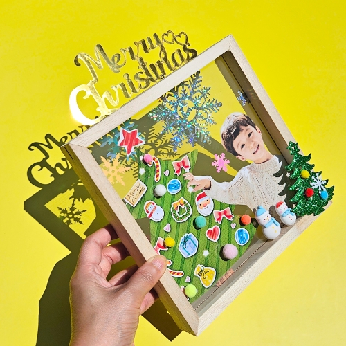 [만꾸] 메리 크리스마스 투명액자
