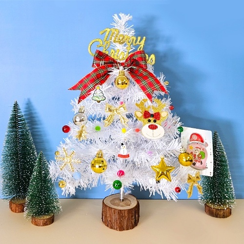 [만꾸] 눈내리는 화이트 크리스마스 트리