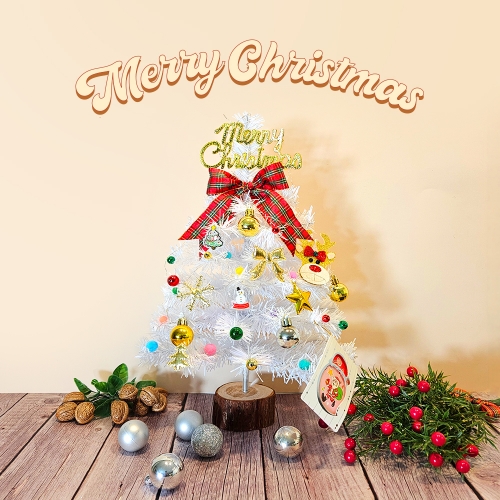 [만꾸] 눈내리는 화이트 크리스마스 트리