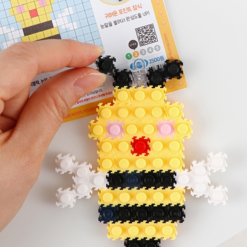 메이크문구 유니블럭 미니 꿀벌