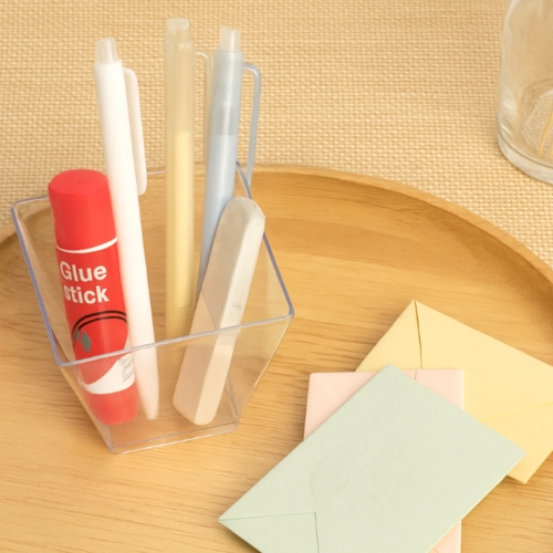 메이크문구 플라스틱 사각컵