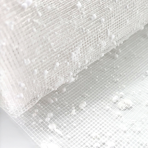 [탑키드] 눈송이 장식 눈꽃 망사 포장지(약 50cm X 3.6m)