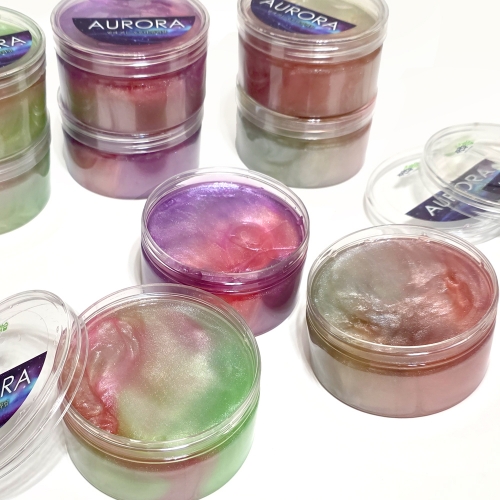 밤에 피는 오로라 슬라임 액체괴물 촉감놀이 (9개)