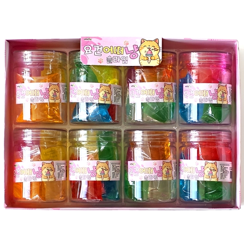 요건 어떠냥 슬라임 액체괴물 촉감놀이 (8개)