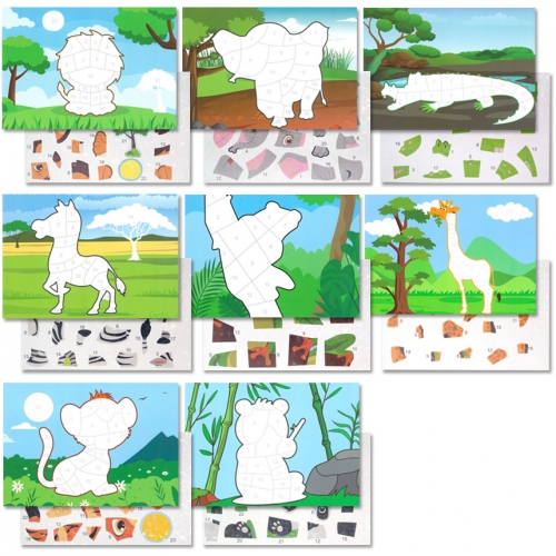 창의쑥쑥 아트플레이 스티커 (8종 택1)