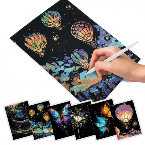 창의쑥쑥 아트플레이 스크래치 페이퍼 A4 크기