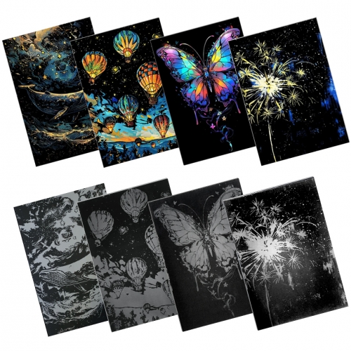 창의쑥쑥 아트플레이 스크래치 페이퍼 A4 크기