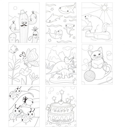 창의쑥쑥 아트플레이 컬러링 8종 택1