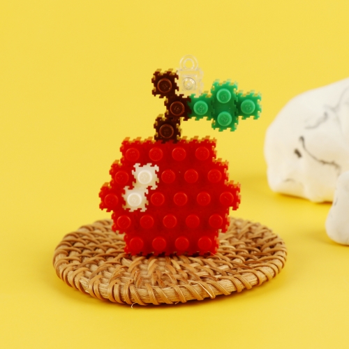 메이크문구 유니블럭 미니 사과