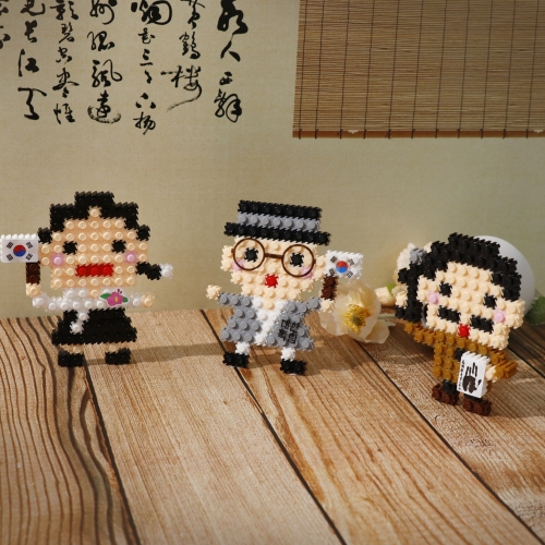 메이크문구 유니블럭 미니 안중근