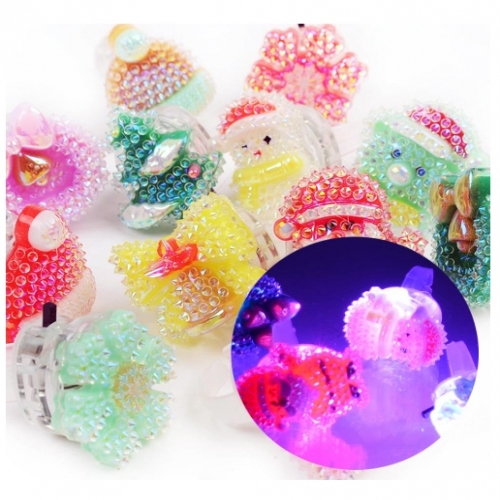 1000X-MAX LED jewelry ring (24개) 크리스마스반지,악세사리,링