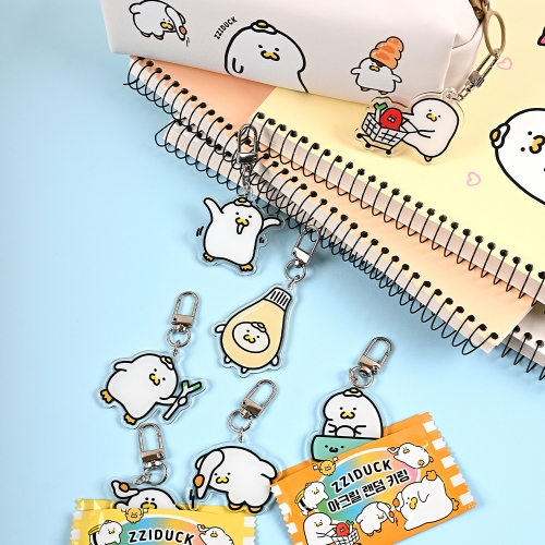 찌덕이 아크릴 랜덤 키링 뽑기