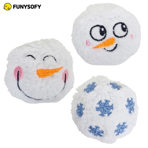 퍼니소피 겨울 스노우볼 헝겊 눈놀이세트 50p