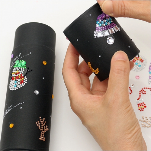 블랙 종이 필통(1개)