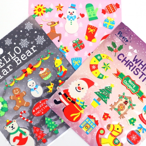 폭신 폭신 겨울 스티커3종(택1)