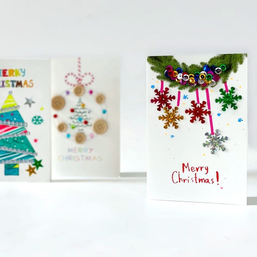 크리스마스 카드만들기 DIY세트(봉투포함) 7종