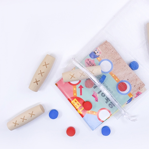 [대원피앤피] 미니 윷놀이 세트(보관 주머니 포함/전통놀이/KC인증)