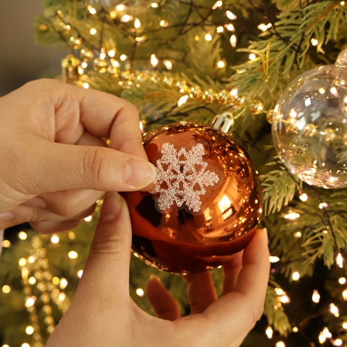 글리터 눈꽃 스티커 3color_9p