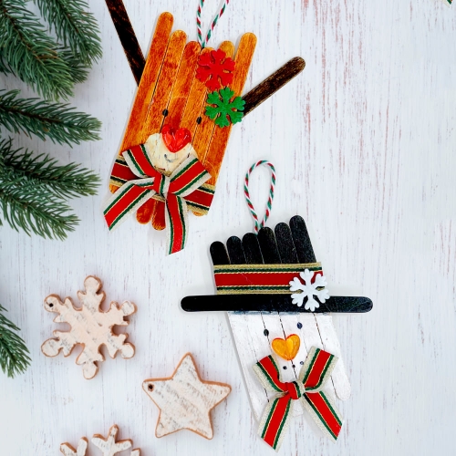 크리스마스 나무스틱하트코 오너먼트장식