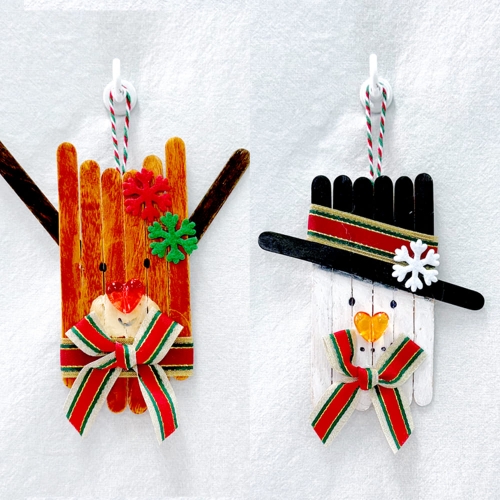 크리스마스 나무스틱하트코 오너먼트장식