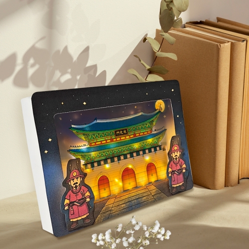 [탑키드] k굿즈 궁궐 전통 무드등 입체액자 만들기