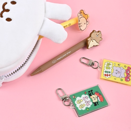 잘했곰 행운부적 아크릴 랜덤 키링 뽑기