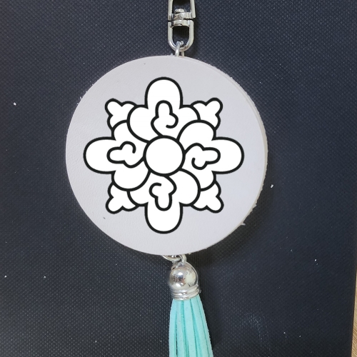 K-컬쳐 통가죽키링만들기/전통디자인키링 가방고리 이름표만들기/ /부모참여수업/체험수업/미술수업