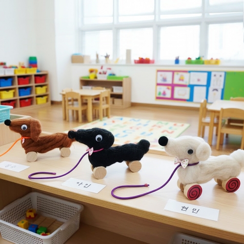 바퀴달린 산책강아지