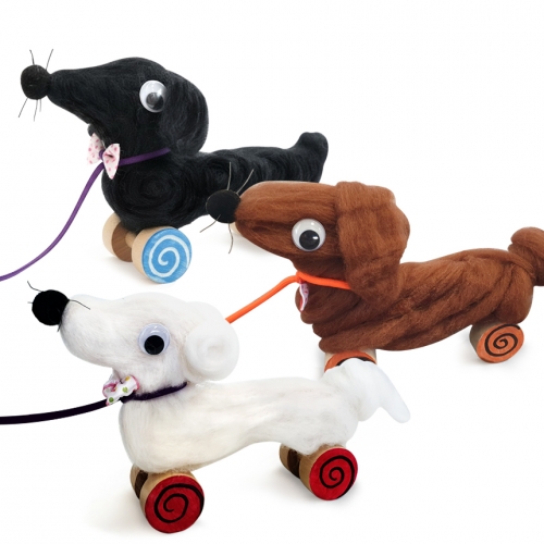 바퀴달린 산책강아지