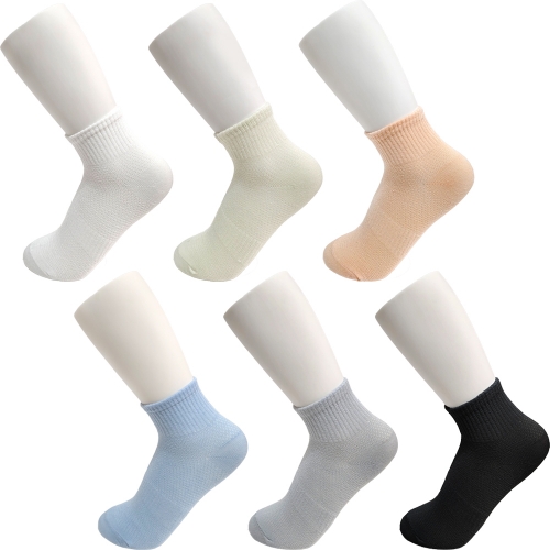 파스텔 코튼 무압박 발목양말 6종세트