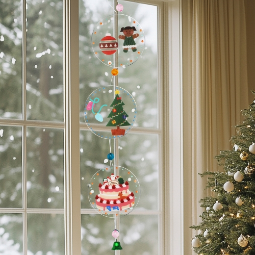 DIY 투명 썬캐쳐 모빌 겨울