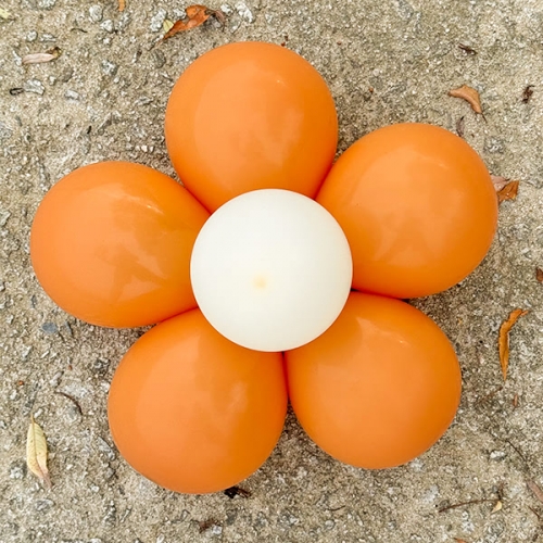 [파티붕붕] 꽃풍선 밀키브라운 (2set) / 브라운톤 꽃풍선 2세트 유치원 졸업식 입학식 발표회 배경 장식 데코