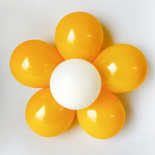 [파티붕붕] 꽃풍선 머스터드 (2set) / 입학식 어린이집 발표회 촬영 배경장식 풍선 행사 데코