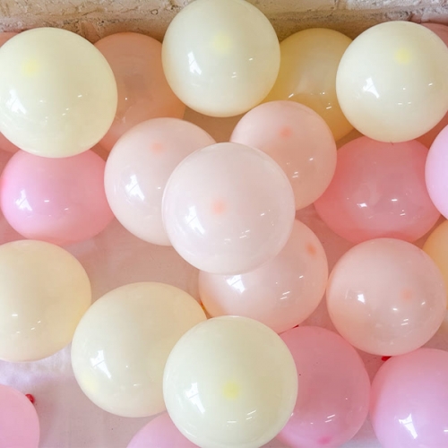 [파티붕붕] 5인치 스탠다드 풍선 (10개/50개/100개) / 12컬러 생일 홈파티 감성 데코 미니 파스텔 풍선세트