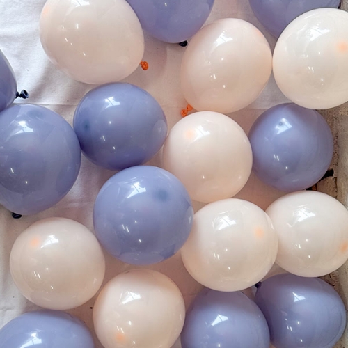 [파티붕붕] 5인치 스탠다드 풍선 (10개/50개/100개) / 12컬러 생일 홈파티 감성 데코 미니 파스텔 풍선세트