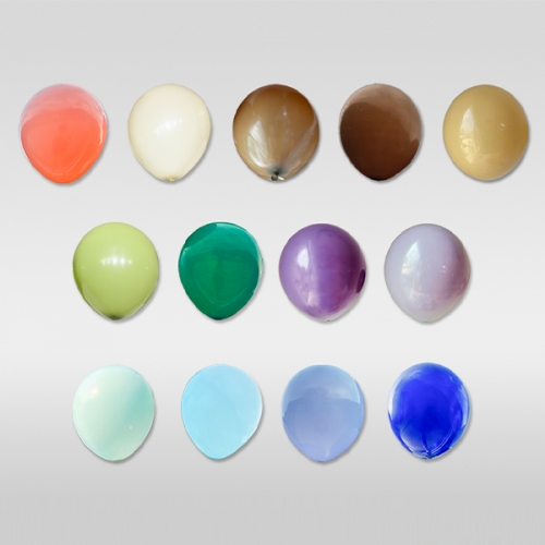 [파티붕붕] 10인치 스탠다드 풍선 (10개/50개/100개) / 생일파티 홈파티 웨딩 행사 포토존 꾸미기 라운드 파티풍선 데코세트