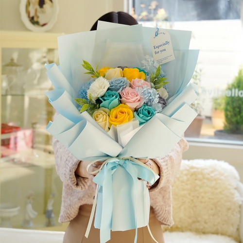 포유 LED 비누 꽃다발 입학 졸업식 선물