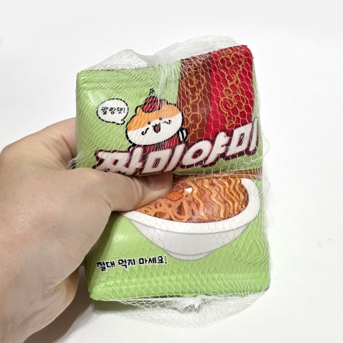 패러디 라면 스퀴시 말랑이 주물럭 (6개)