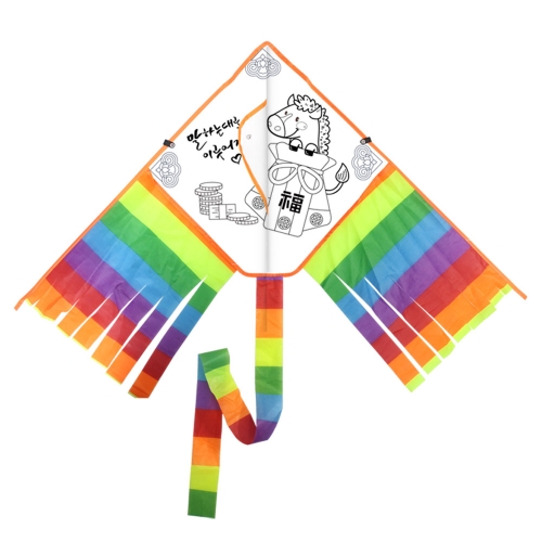 말 연 만들기 가오리연