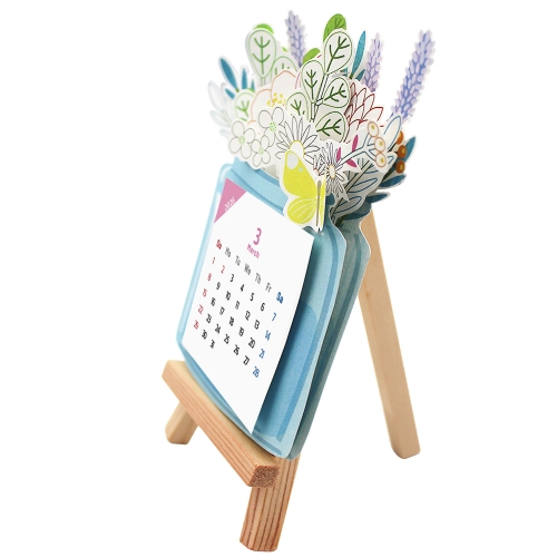 DIY 플라워 미니 이젤 달력