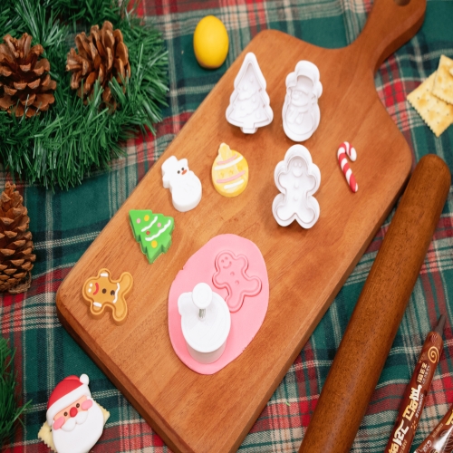 [200개 한정]슈가클레잇 크리스마스 쿠키만들기(버라이어티팩 + 찍기틀 4종)
