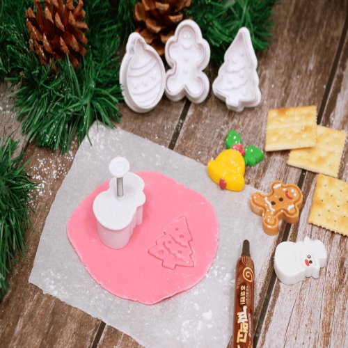 [200개 한정]슈가클레잇 크리스마스 쿠키만들기(버라이어티팩 + 찍기틀 4종)