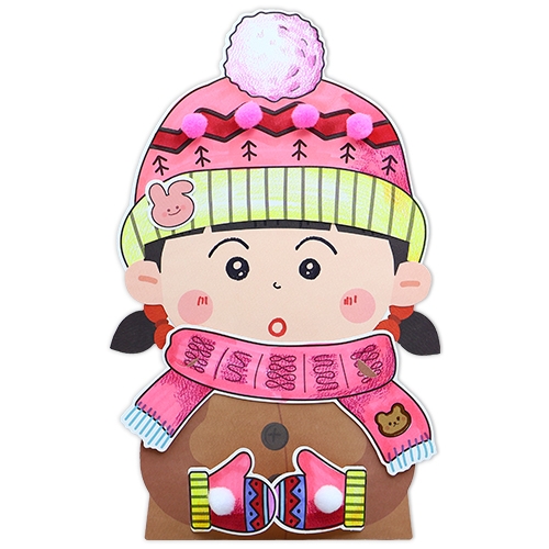 따뜻한 겨울옷 입기놀이(4인용)