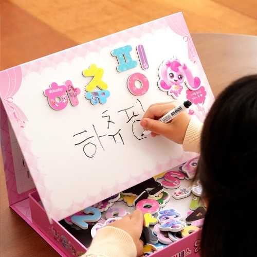 [아리아띠] 캐치 티니핑 프린세스 자석글자 한글 숫자 영어 세트