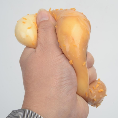 후라이드 치킨 말랑이 1p  주물럭 핸드토이 스트레스해소