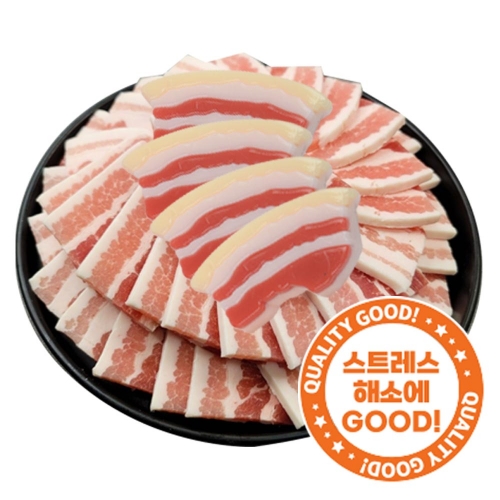 삼겹살 말랑이 구이 1p  주물럭 핸드토이 스트레스해소