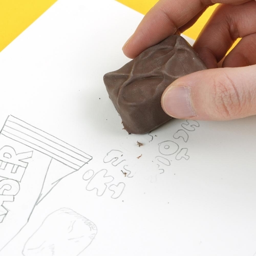 초코바 지우개 1p 미니어처