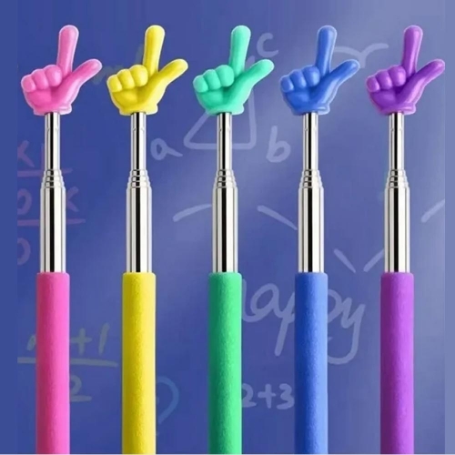 야광 안테나 지시봉 1p 교사봉 접이식 손가락