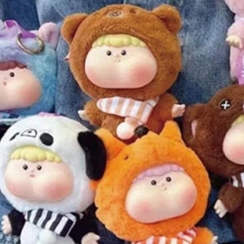 애니멀룩 럽두두 인형키링 1p 캐릭터 인형 열쇠고리