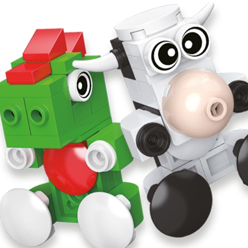 애니멀 (랜드) 블럭 1p 랜덤 육지 생물  동물 블럭